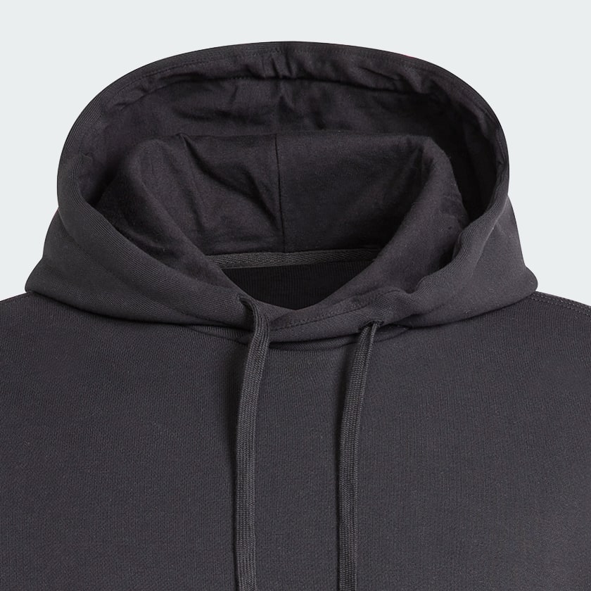 Black Lounge Fleece Hoodie