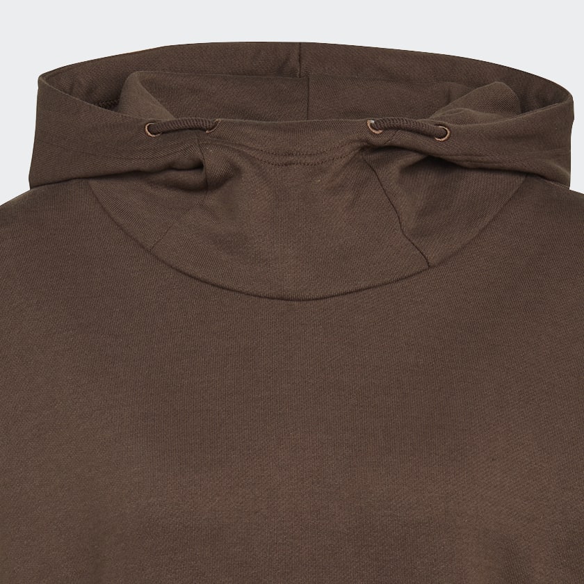 Castanho Camisola Curta com Capuz Studio Lounge