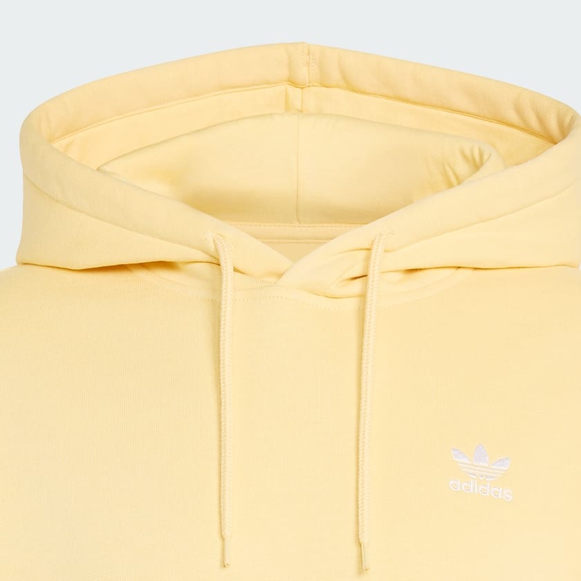 Pomarańczowy Luźna bluza z kapturem Trefoil Essentials