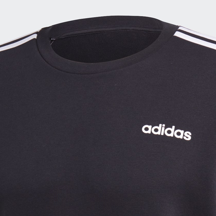 Negro Polera 3 Tiras Essentials