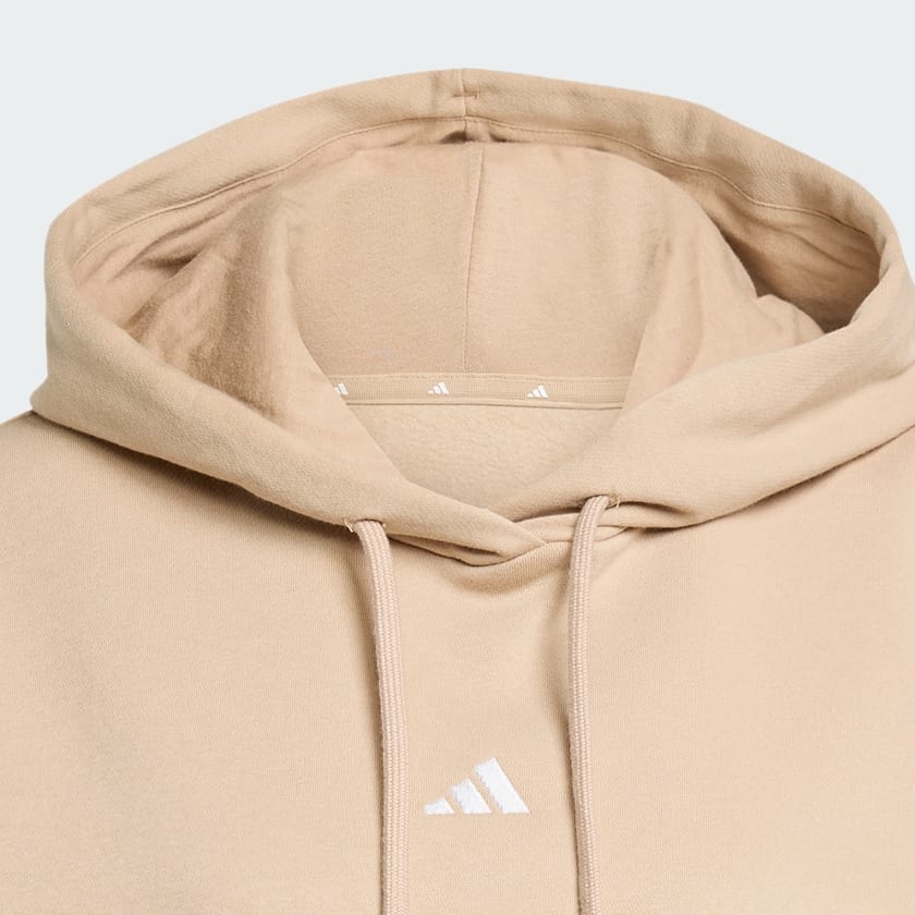 Brun Essentials Small Logo Feel Cozy Hettegenser