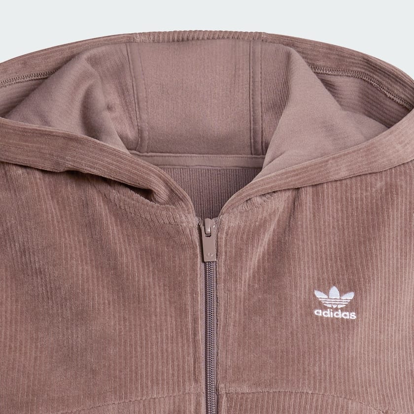 Brown Essentials Chenile Track Top