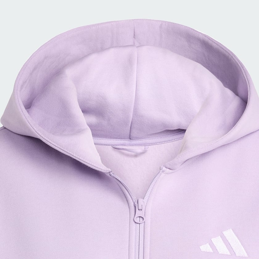 Pourpre Veste à capuche entièrement zippée molleton ALL SZN