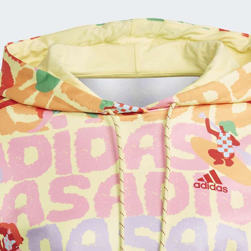 Adidas hoodie discount damen gelb