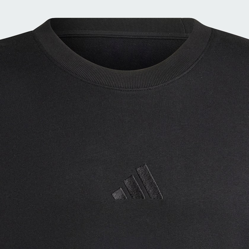 Black ALL SZN 프렌치 테리 크루 스웨트셔츠