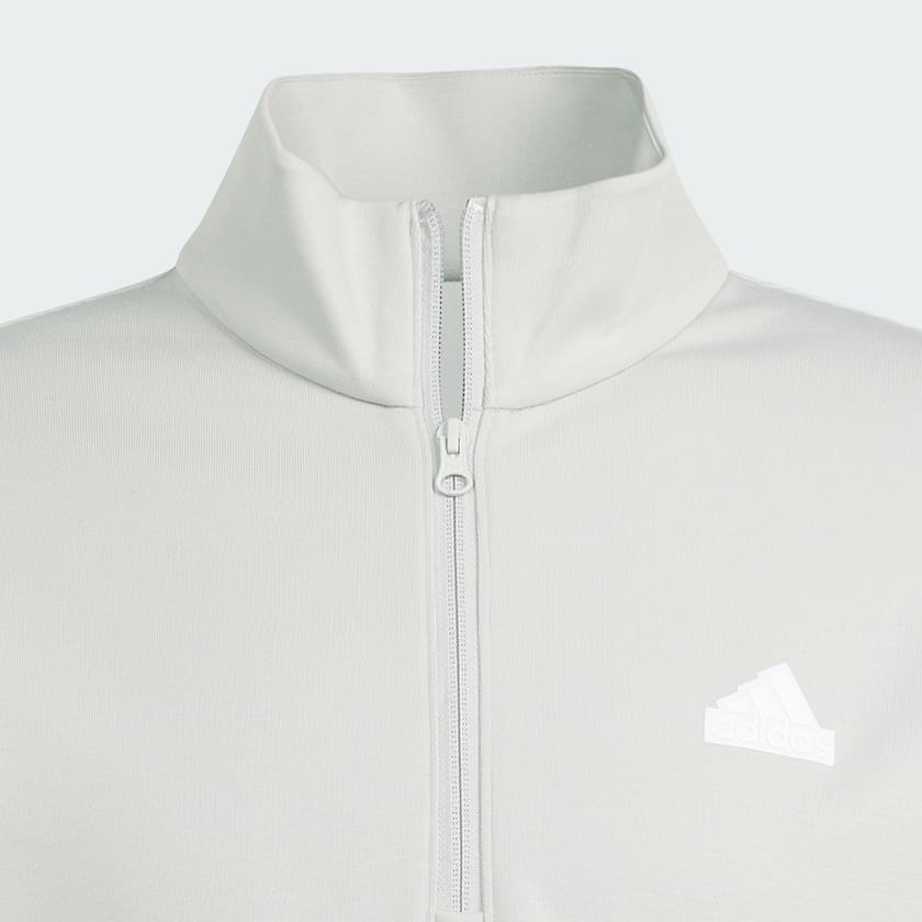 Grey Future Icons 3-Stripes Half-Zip Sweatshirt