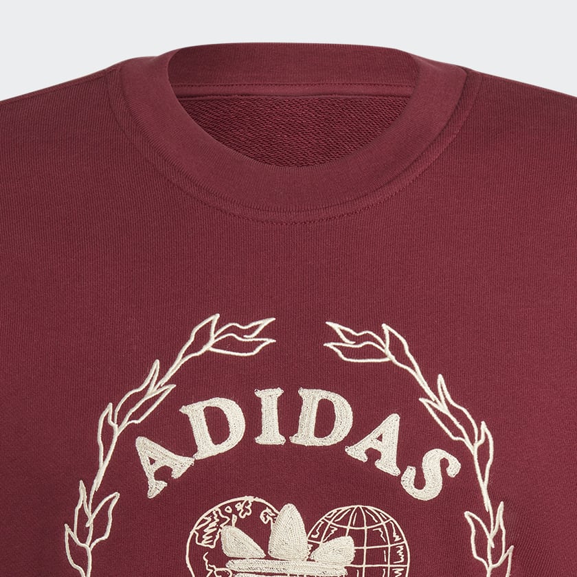 Burgundy Graphics Archive Crew Sweatshirt