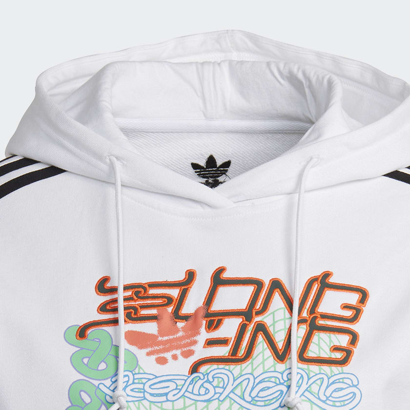 Λευκό Hoodie