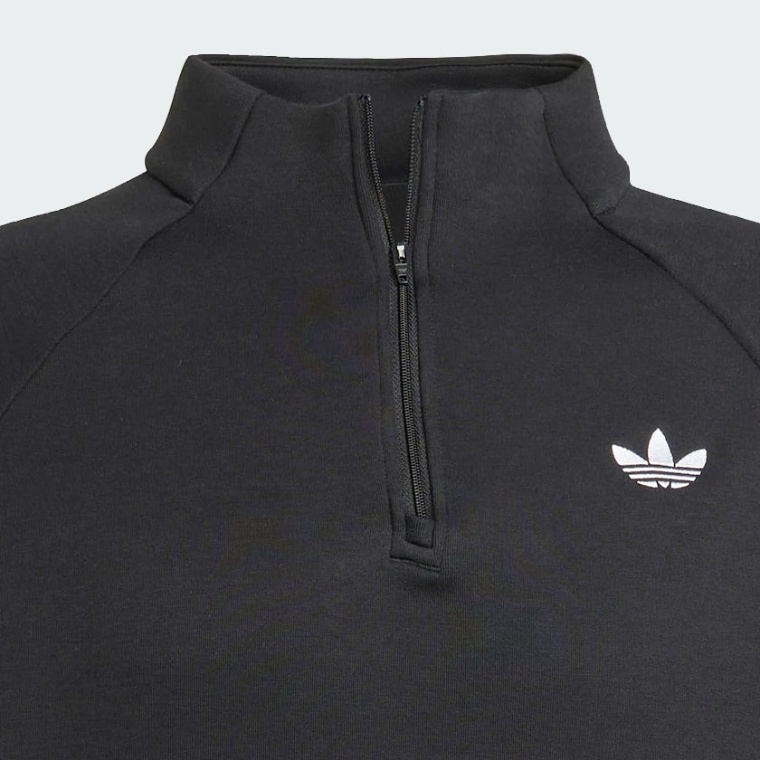 Black adidas Adicolor Spacer Drill Top