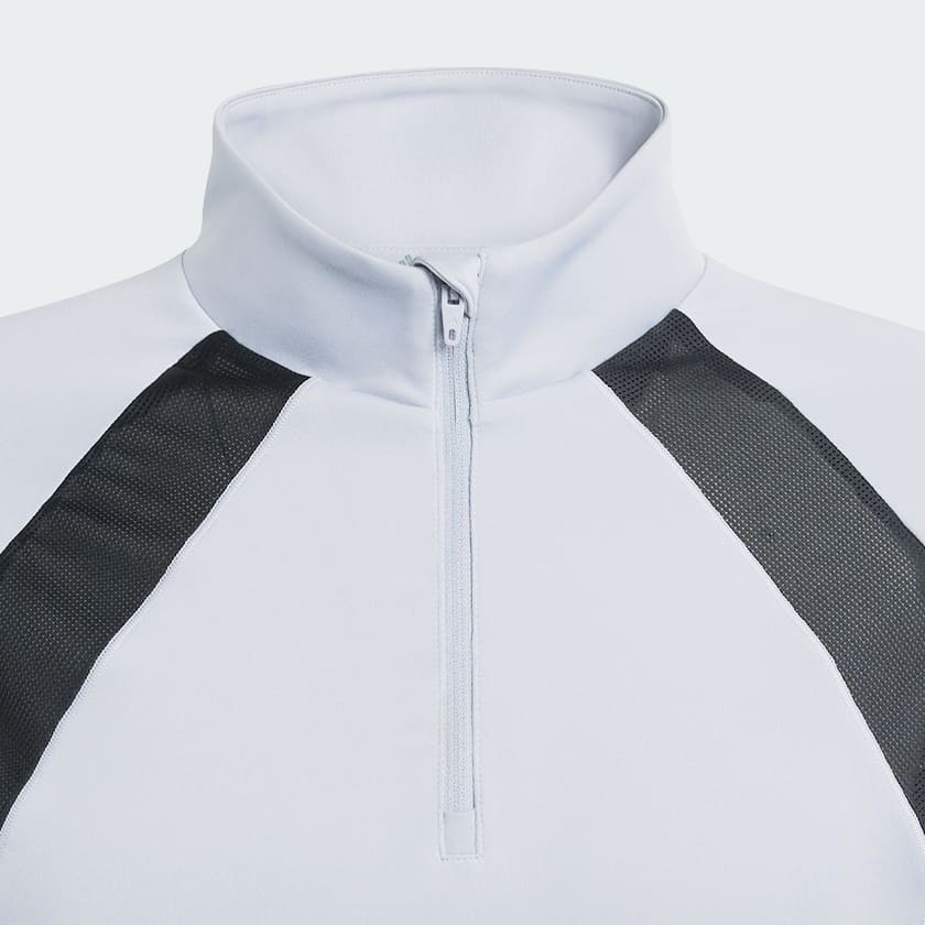 Γκρι Μπλούζα Tech Apparel με φερμουάρ 1/4