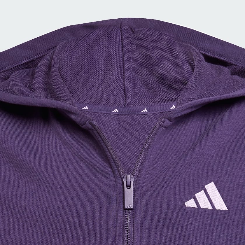 Viola Felpa con cappuccio Essentials Full-Zip Junior