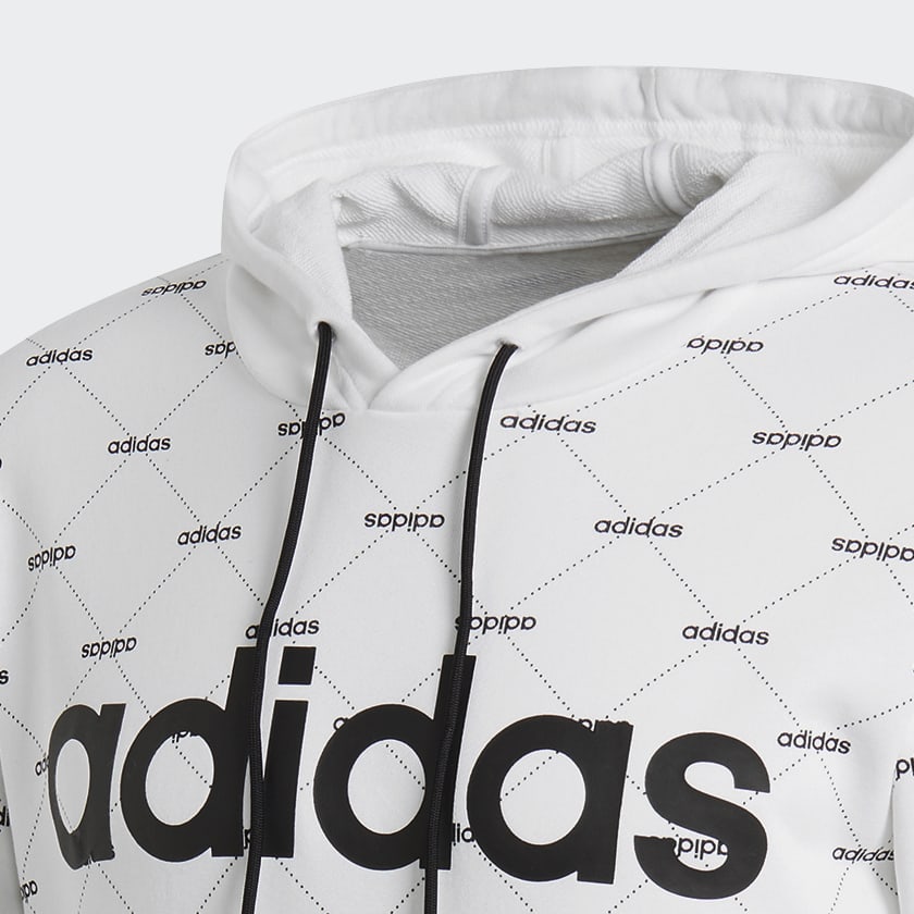 Adidas linear hotsell graphic hoodie