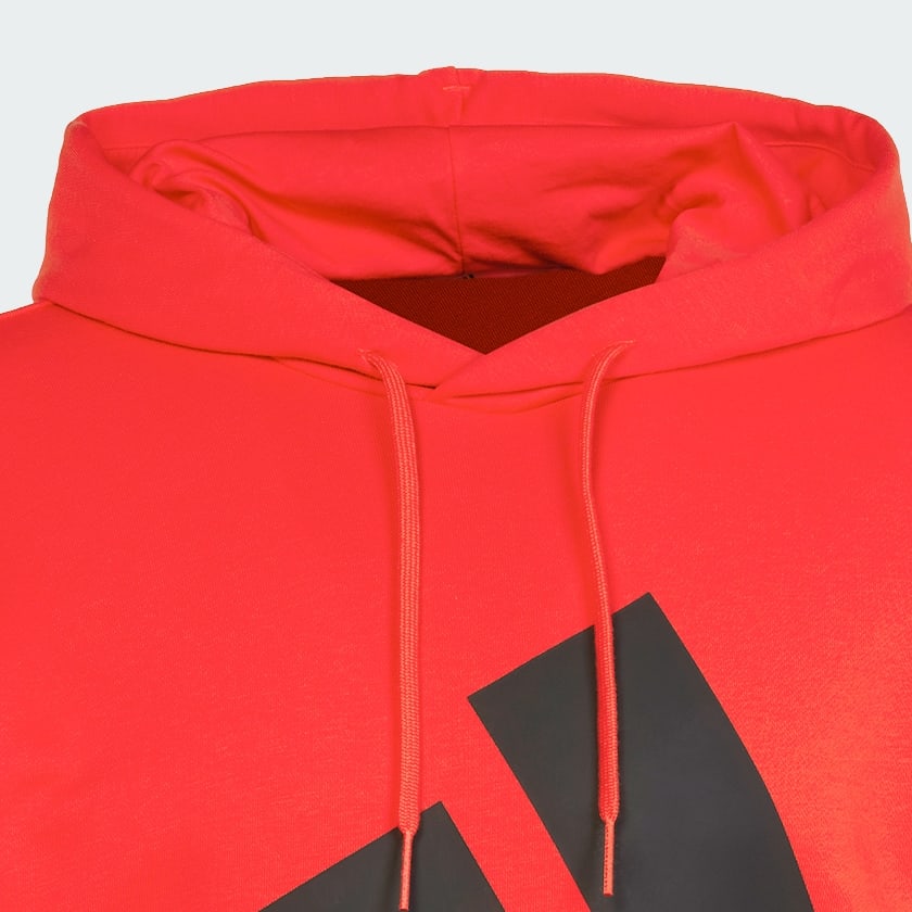 Rosso Felpa con cappuccio Essentials Big Logo French Terry