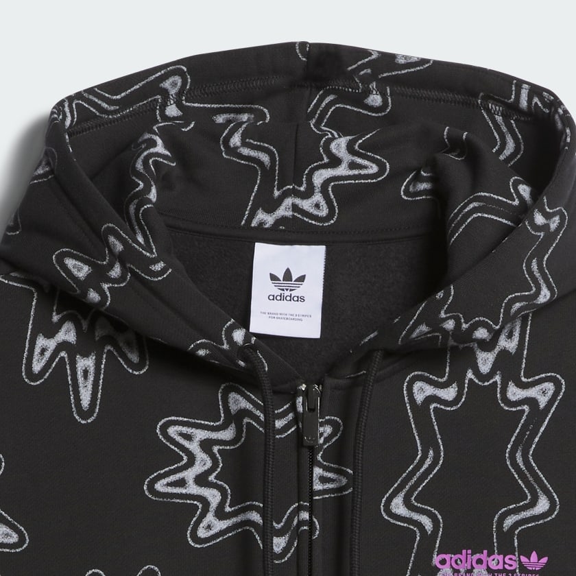 Negro Sudadera con Gorro Astarry Skateboarding
