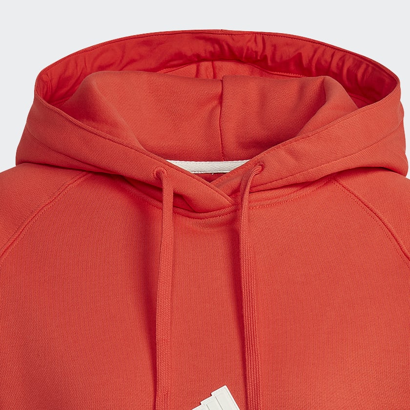 Orange Oversized Hooded Sweatshirt