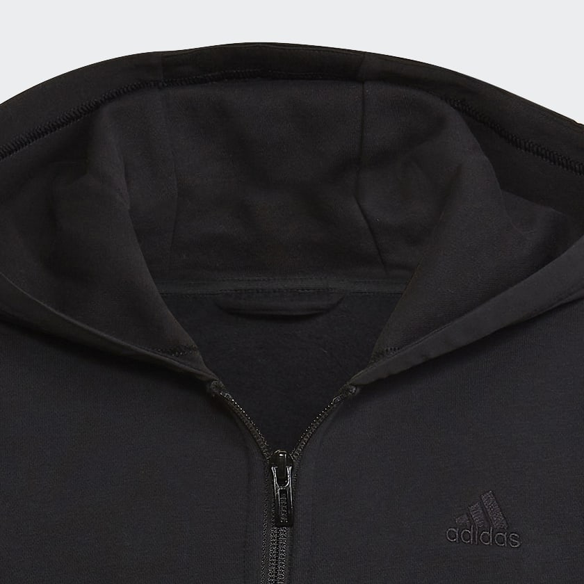 Zwart All SZN Fleece Ritsjack