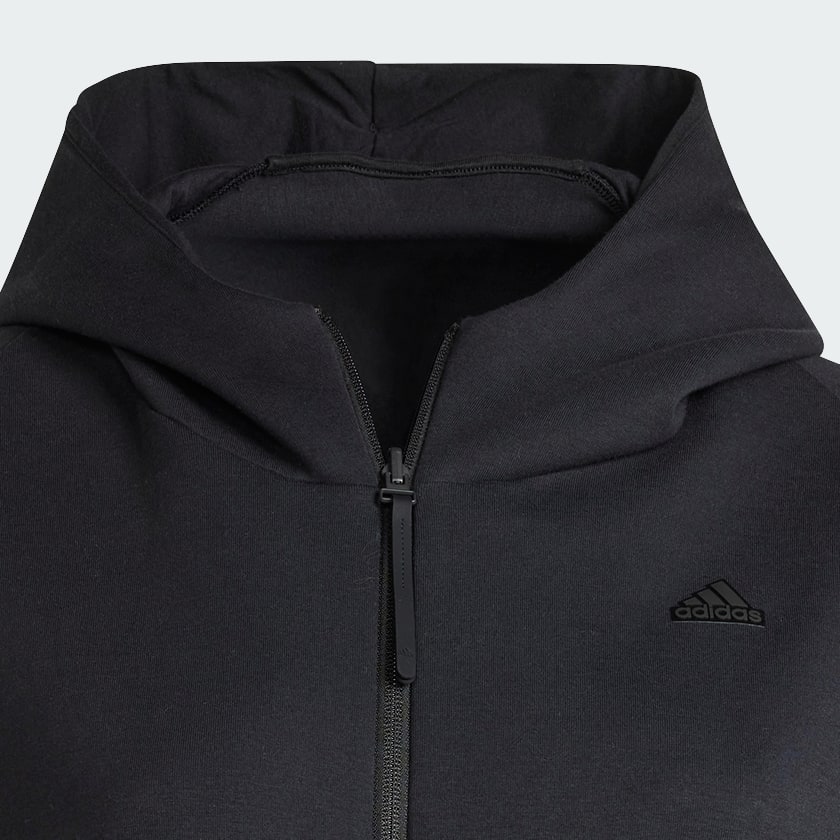 Moletom com Capuz Zíper adidas Z.N.E. (Plus Size) - Preto adidas