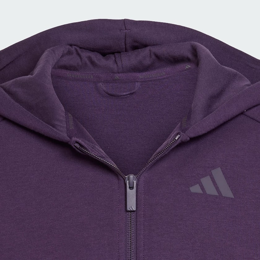 Ungu Track Jacket Full-Zip Hood Future Icons 3-Stripes