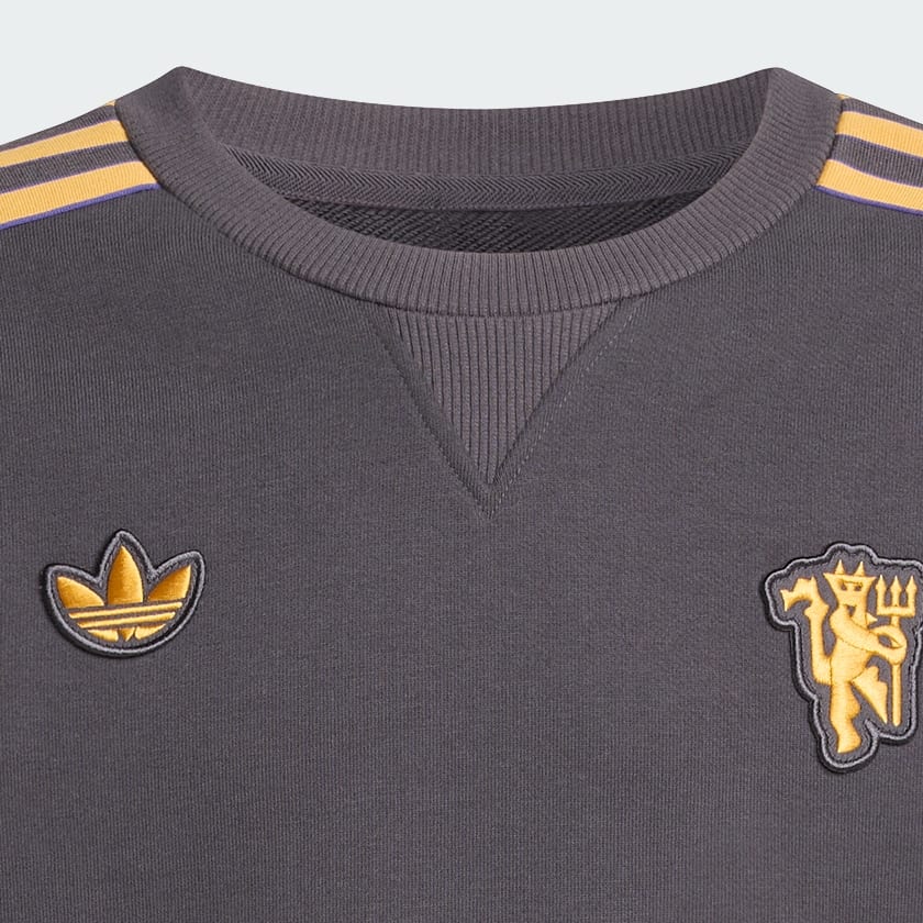 Sort Manchester United Terrace Icons Sweatshirt