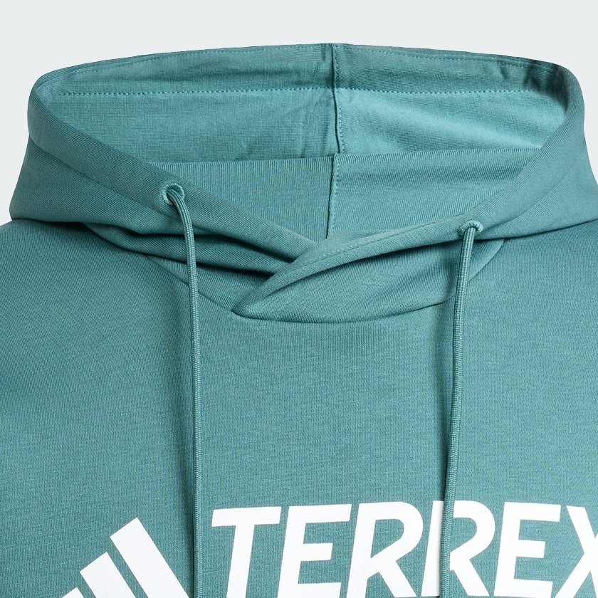 Verde Polerón con Capucha Terrex Multi Logo Grande
