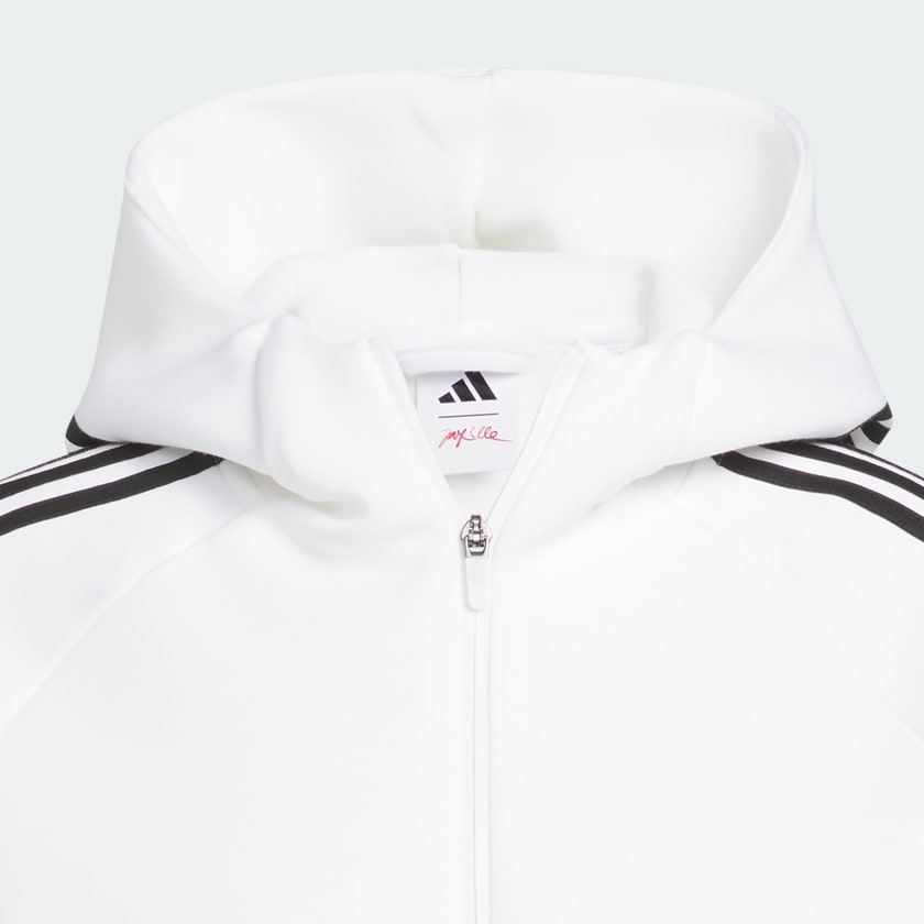 White 아디다스 x Jay3lle 니트 후디