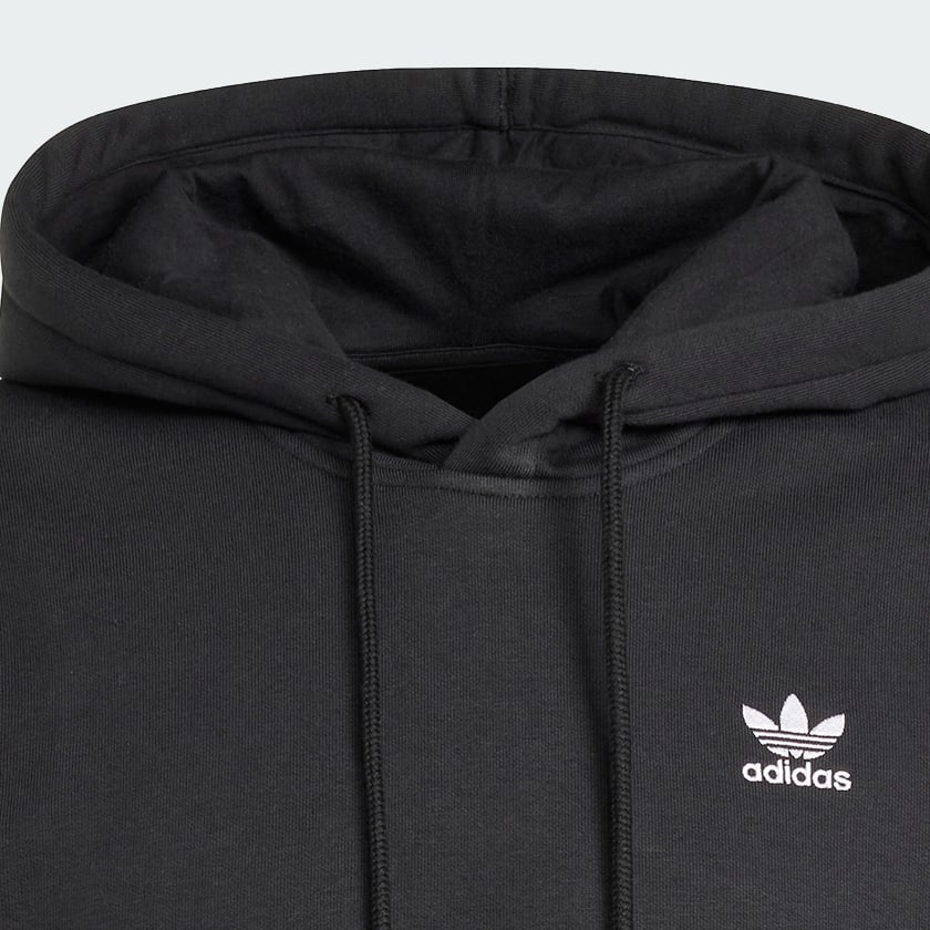 Svart Trefoil Essentials Loose Hettegenser