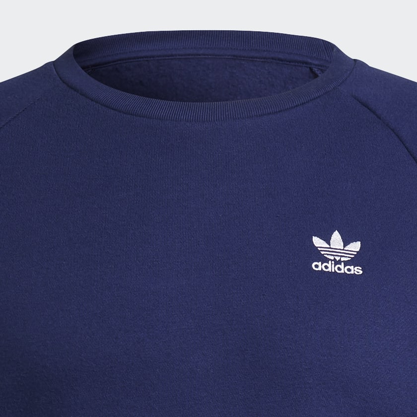 adidas Adicolor Essentials Trefoil Crewneck Sweatshirt - Blue | Men\'s  Lifestyle | adidas US