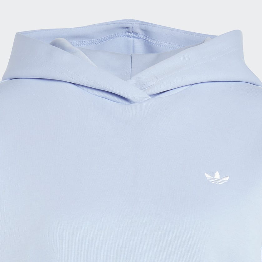 Azul Sudadera con Gorro Corta Premium Essentials