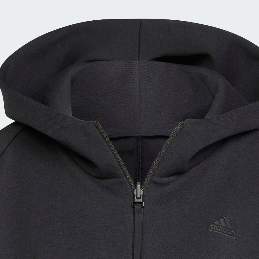 Hitam Hoodie Full-Zip adidas Z.N.E.