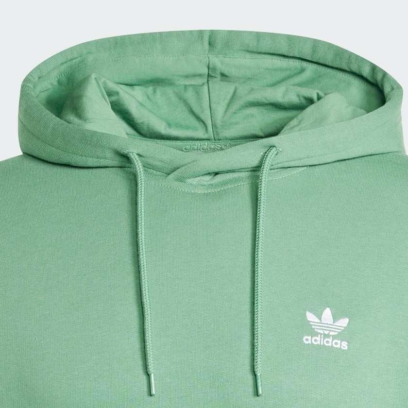 Vert Sweat-shirt à capuche Trèfle Essentials