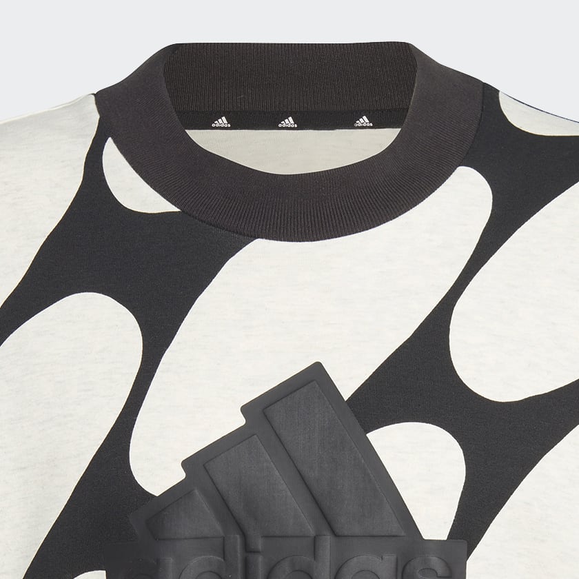 Blanco Polera Marimekko Sportswear Future Icons 3 Tiras