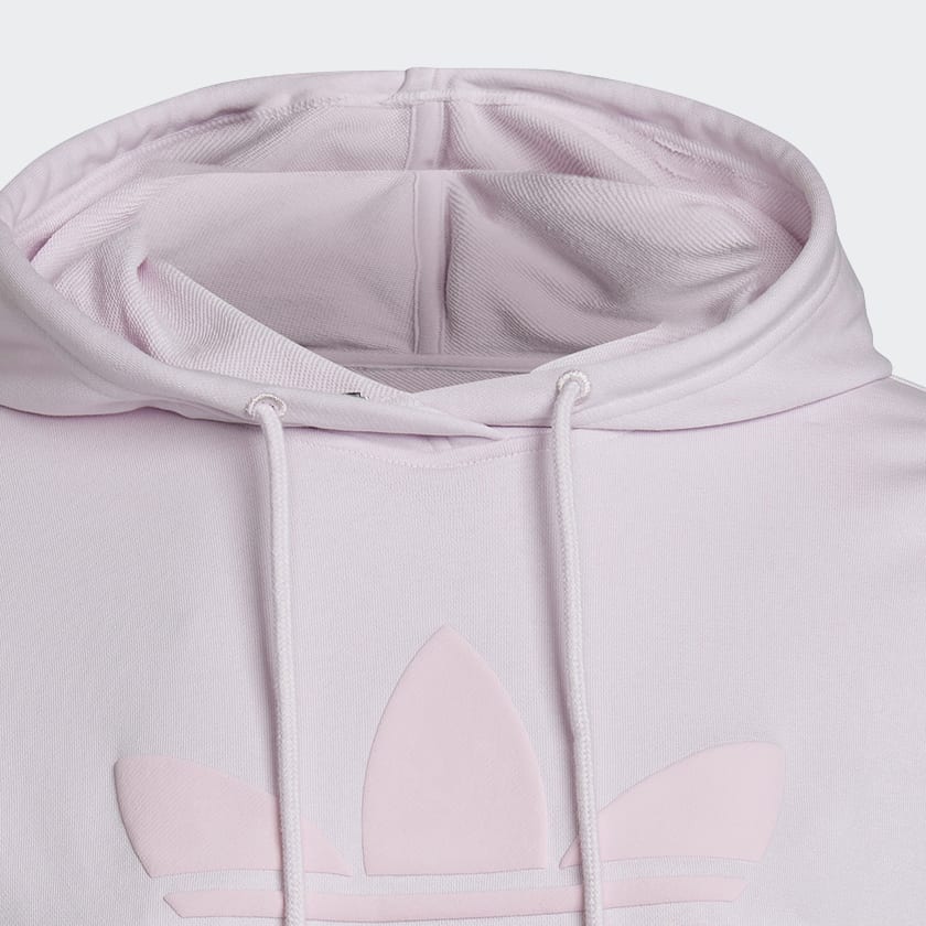 ruzová Mikina Cropped (plus size)