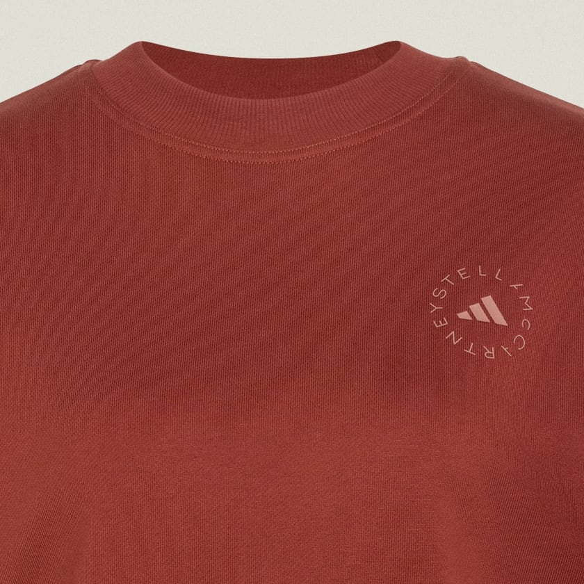 Marrone Felpa adidas by Stella McCartney Regular