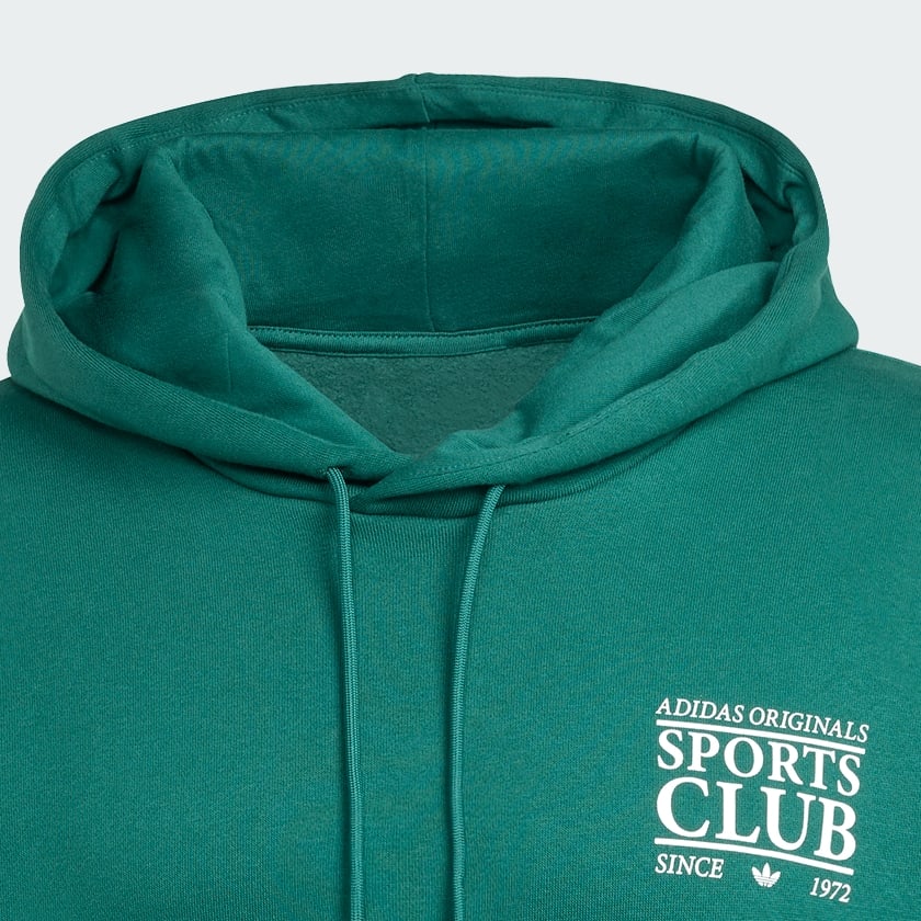 Verde Sudadera estampada con capucha