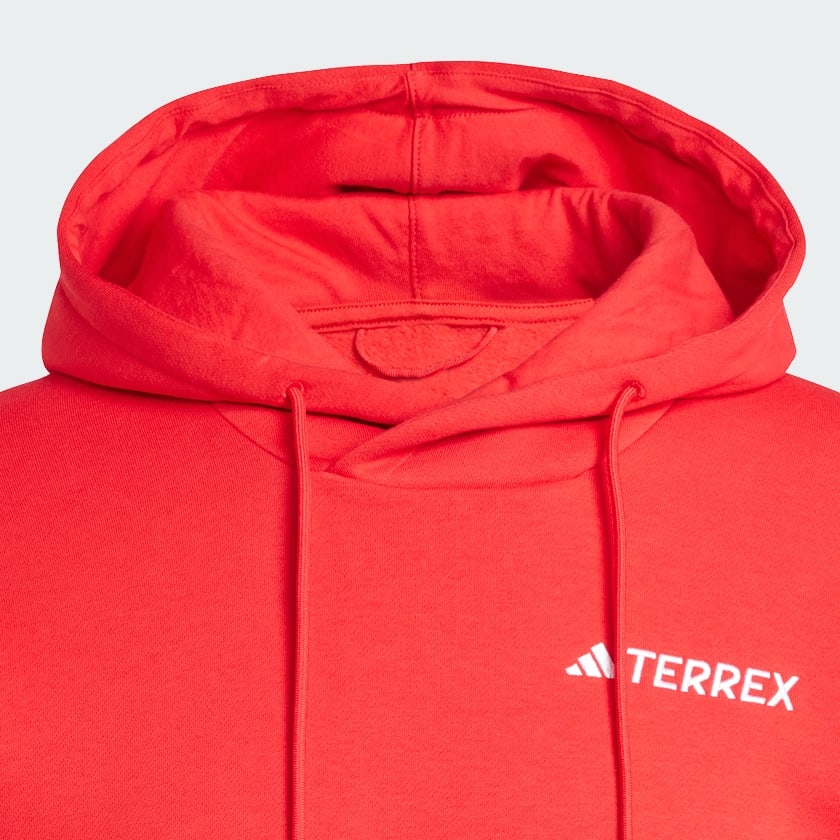 Rojo Buzo con Capucha Terrex Multi Logo Pequeño