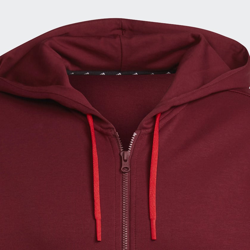 Burgundy Chaqueta con capucha adidas Sportswear Future Icons 3 bandas