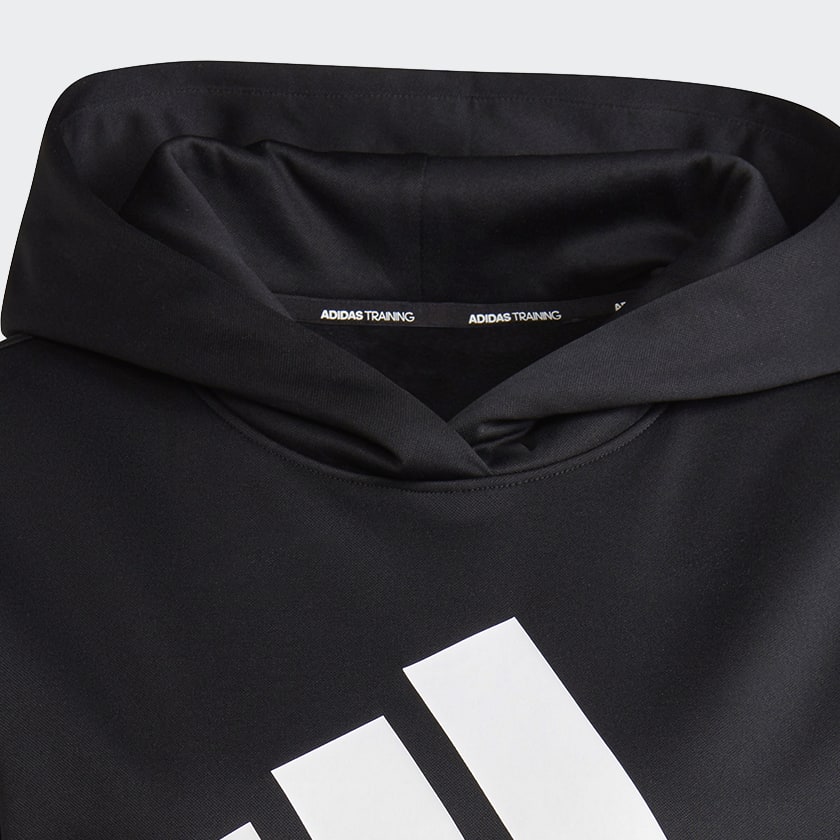 Schwarz AEROREADY Big Logo Hoodie