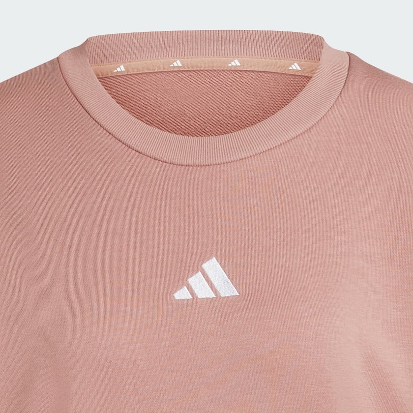 Rosado Polerón Essentials French Terry 3 Tiras