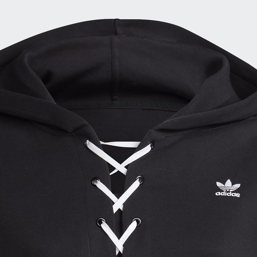 cierna Mikina s kapucňou Always Original Laced (plus size)
