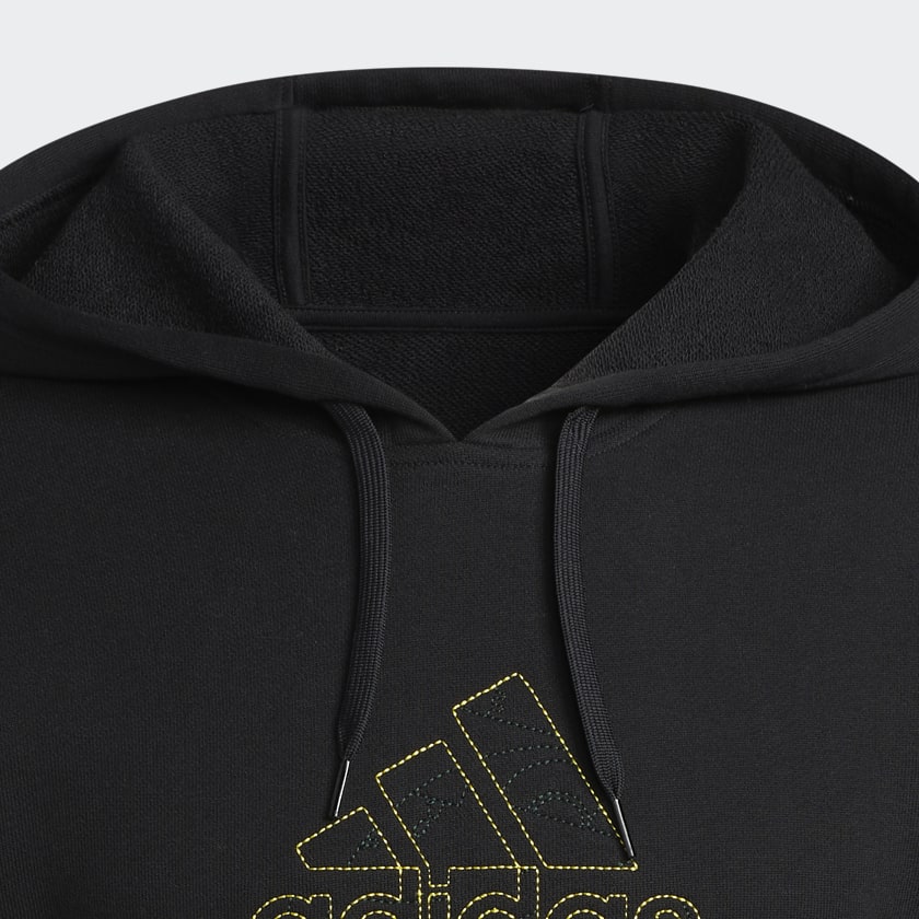 adidas Embroidery Graphic Hoodie - Black | Free Shipping