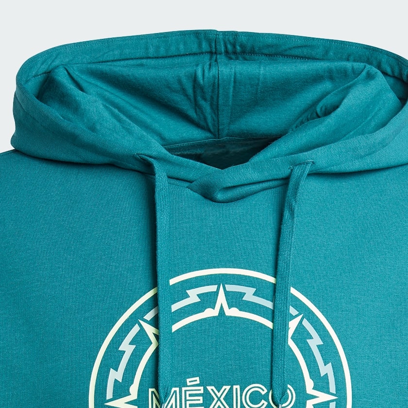 Verde Sudadera con Gorro ADN México 