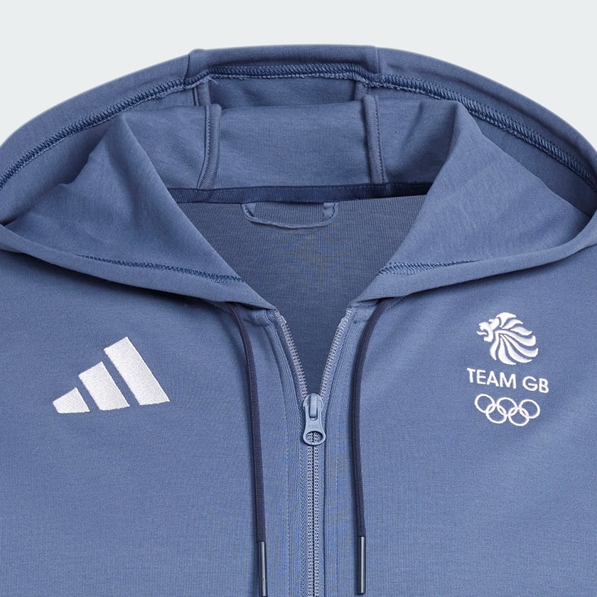 adidas Team GB Hoodie Blue Free Delivery adidas UK