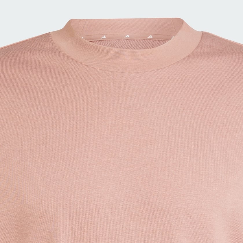 Rosa Sudadera Essentials Loose Fit 3 Bar Logo