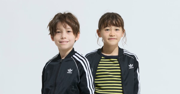 ブラック ☀︎︎holiday☀︎︎様 アディカラー SST トラックトップ キッズ / トラックジャケット