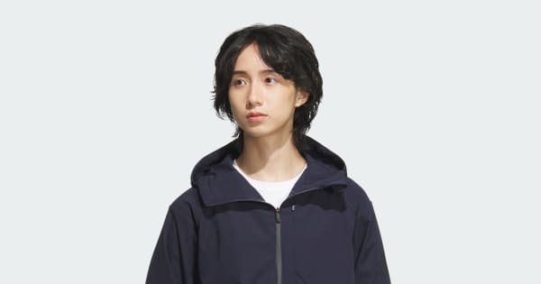 アディダス プレミアム ストレッチ ウーブン フルジップパーカー