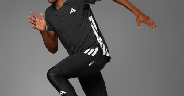 adidas Adizero Running Uzun Tayt - Siyah | adidas Türkiye