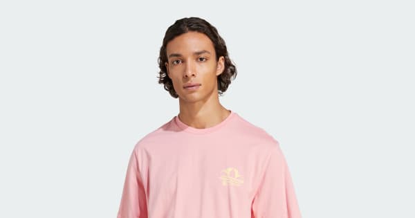 adidas Originals Resort Graphic Tee - Pink | adidas Thailand