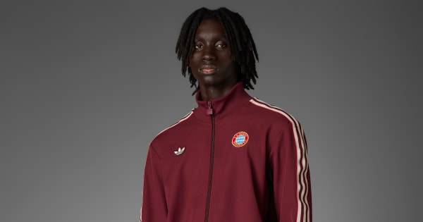 adidas　FC BAYERN MUNCHEN adidas FC Bayern Terrace Icons Track Top - Burgundy | adidas India