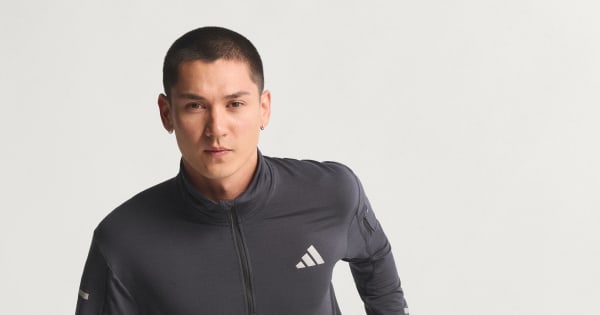 adidas Adi365 Running CLIMAWARM+ Half-Zip - Black | Free Shipping
