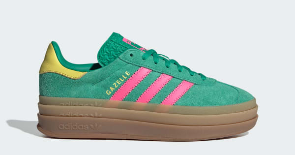 adidas Gazelle Bold Shoes - Green | Free Shipping with adiClub